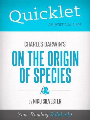 cover image of Quicklet on Charles Darwin's the Origin of Species